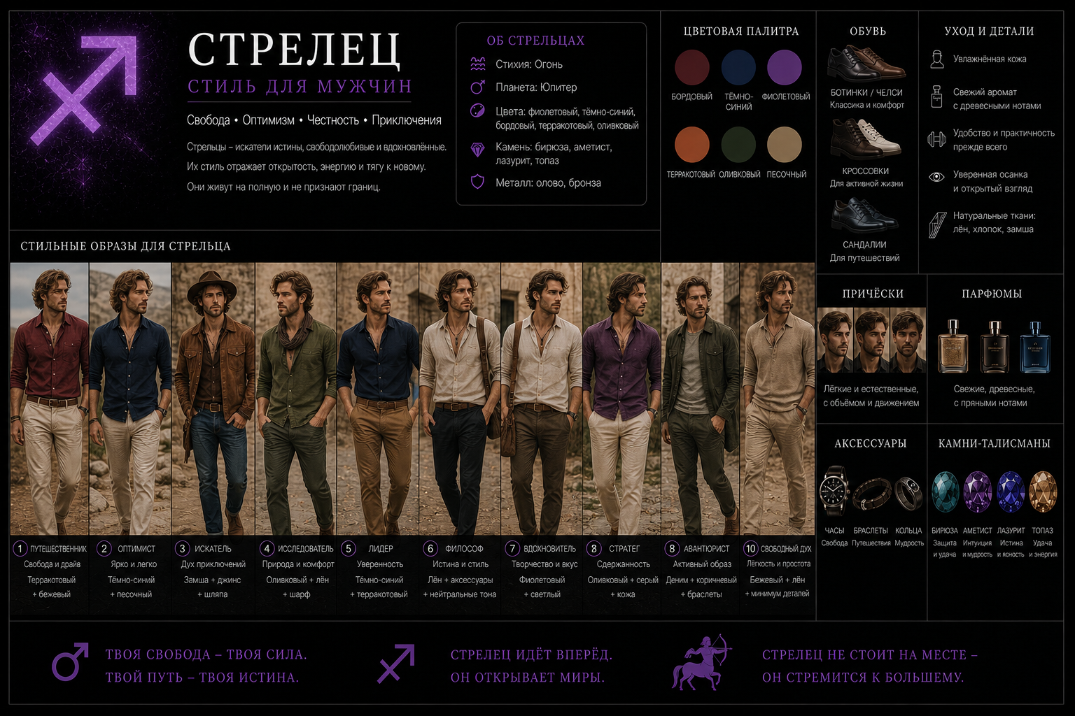 Стрелец — стиль для мужчин