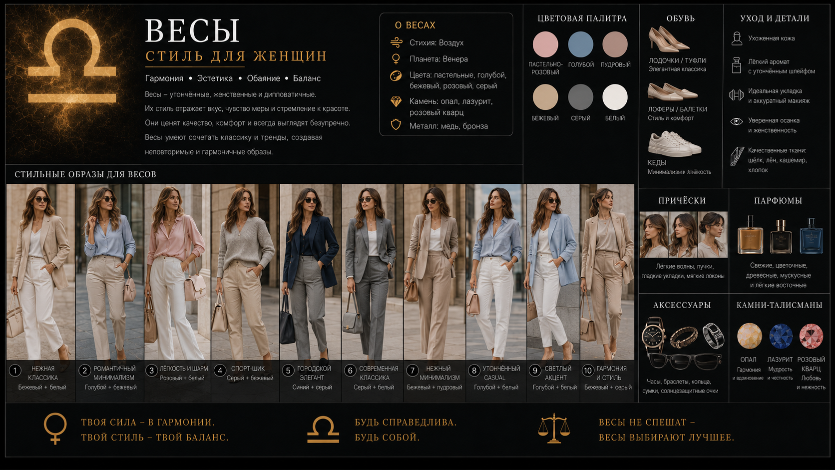 Весы — стиль для женщин